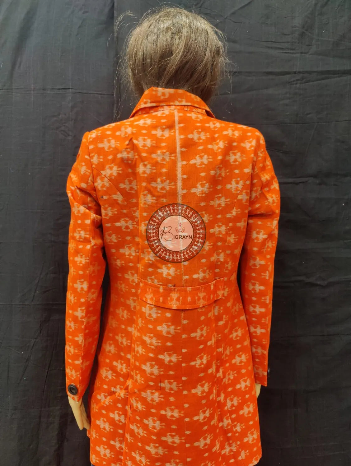 Orange Tribals Bandha Women’s Blazer