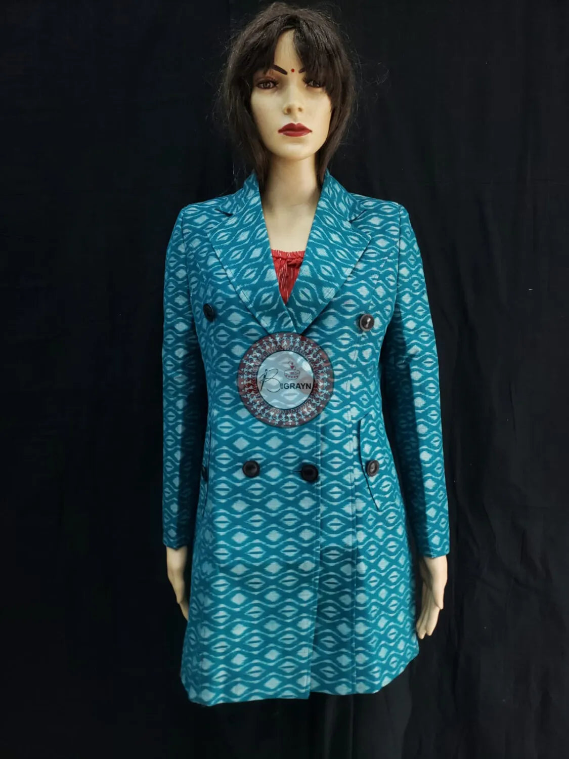 Blue Sea Waves Women’s Blazer