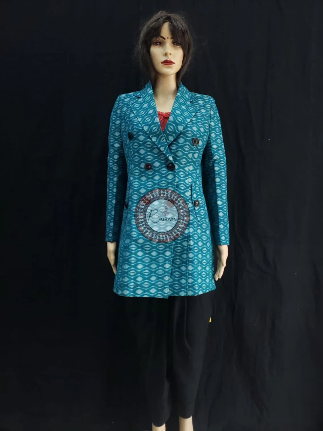 Blue Sea Waves Women’s Blazer