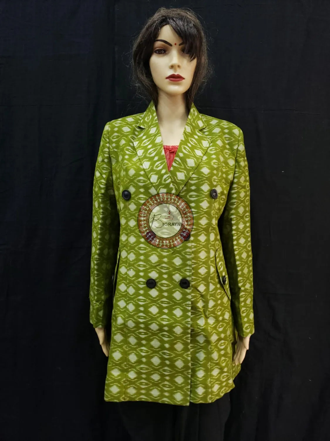 Mehndi Wavy Eyes Women’s Blazer