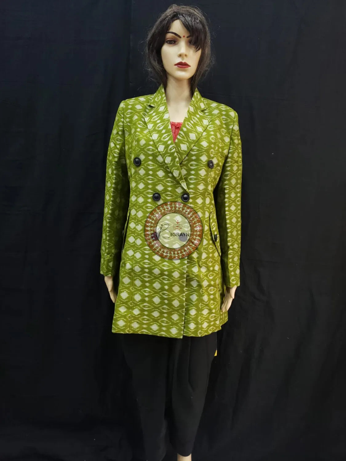 Mehndi Wavy Eyes Women’s Blazer