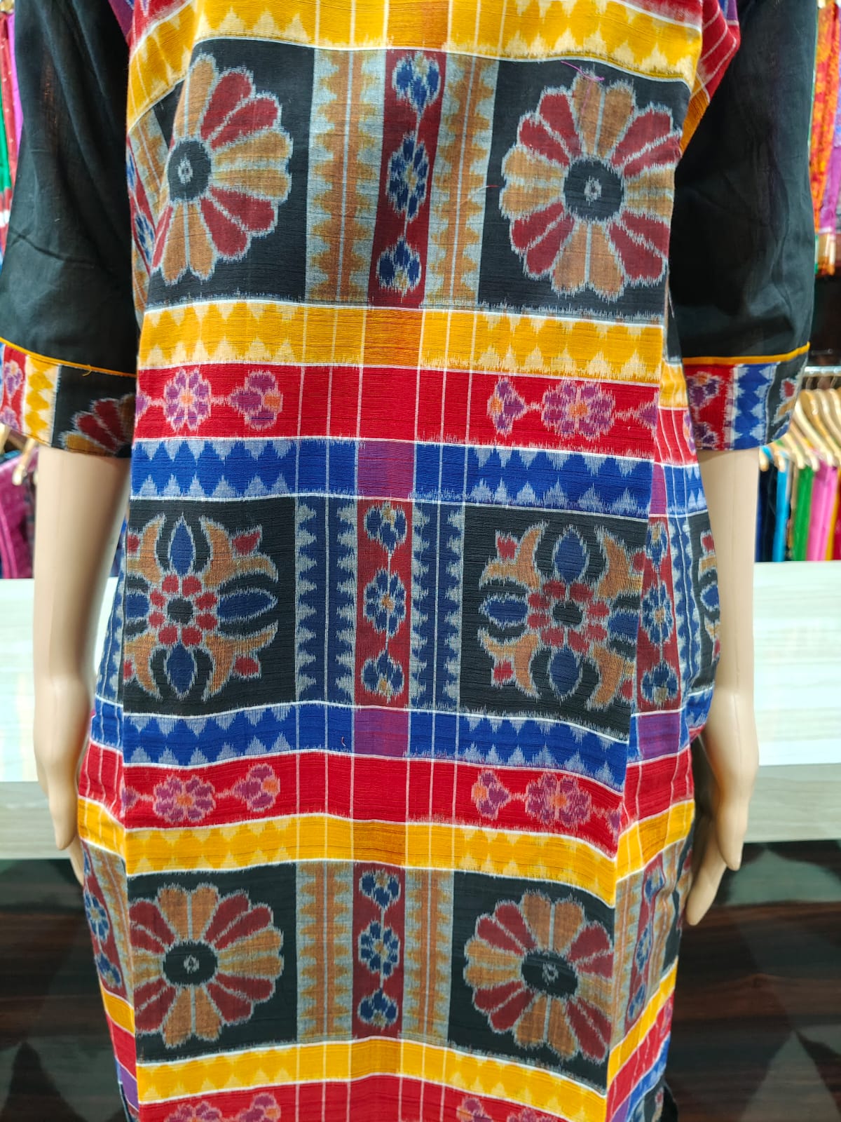 Multi Colour Utkal Laxmi Designer A-Line Kurti