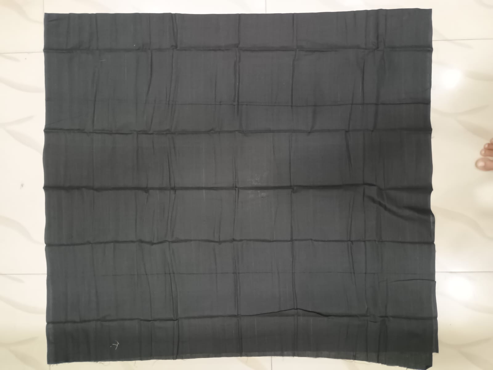 Black Maroon Animal  Handwoven Odisha Ikat Unstitched Dress Material Set (Top 2.5m, Bottom 2m, Dupatta 2.5m)