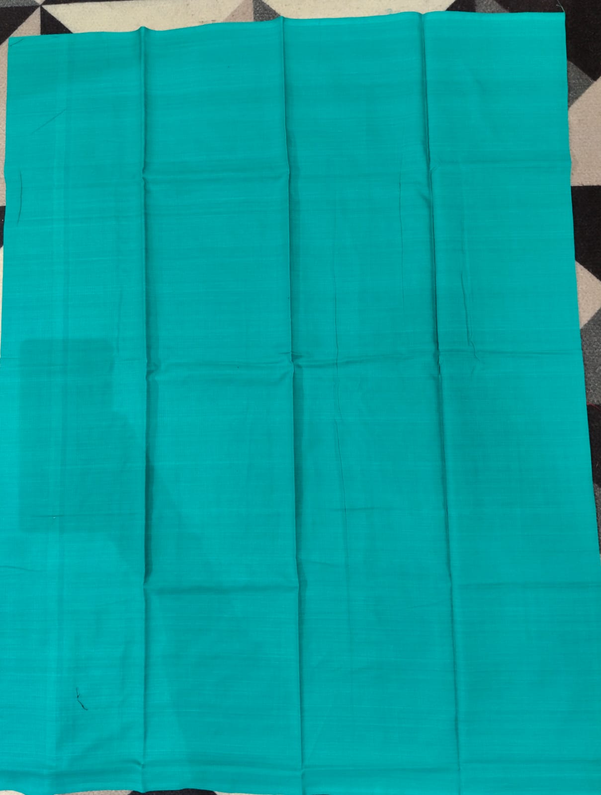 Maroon Rama Green Doll Design Handwoven Odisha Ikat Unstitched Dress Material Set (Top 2.5m, Dupatt2.5m, Bottom 2m)