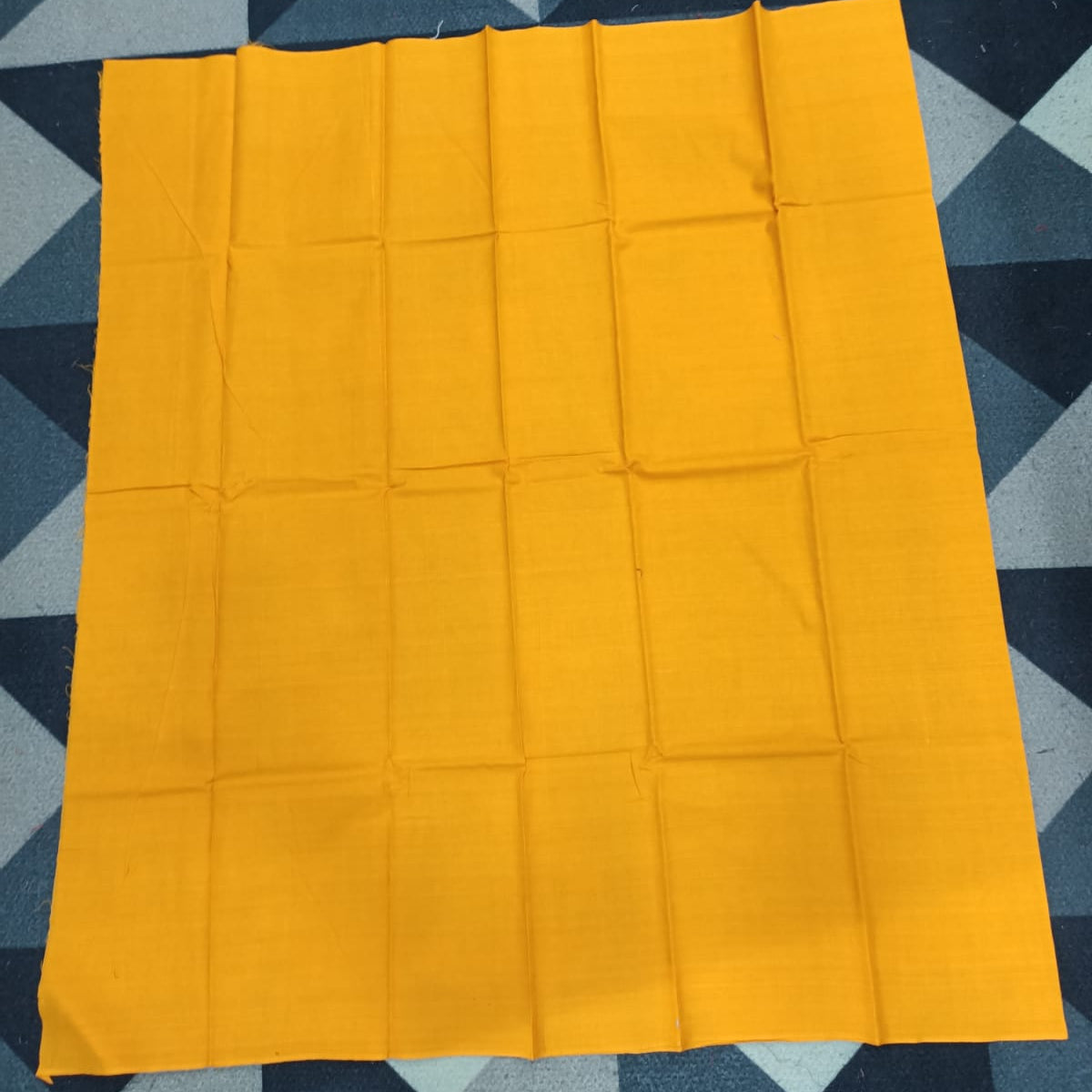 Maroon Yellow Handwoven Odisha Ikat Unstitched Dress Material Set (Top 2.5m, Bottom 2m, Dupatta 2.5m)