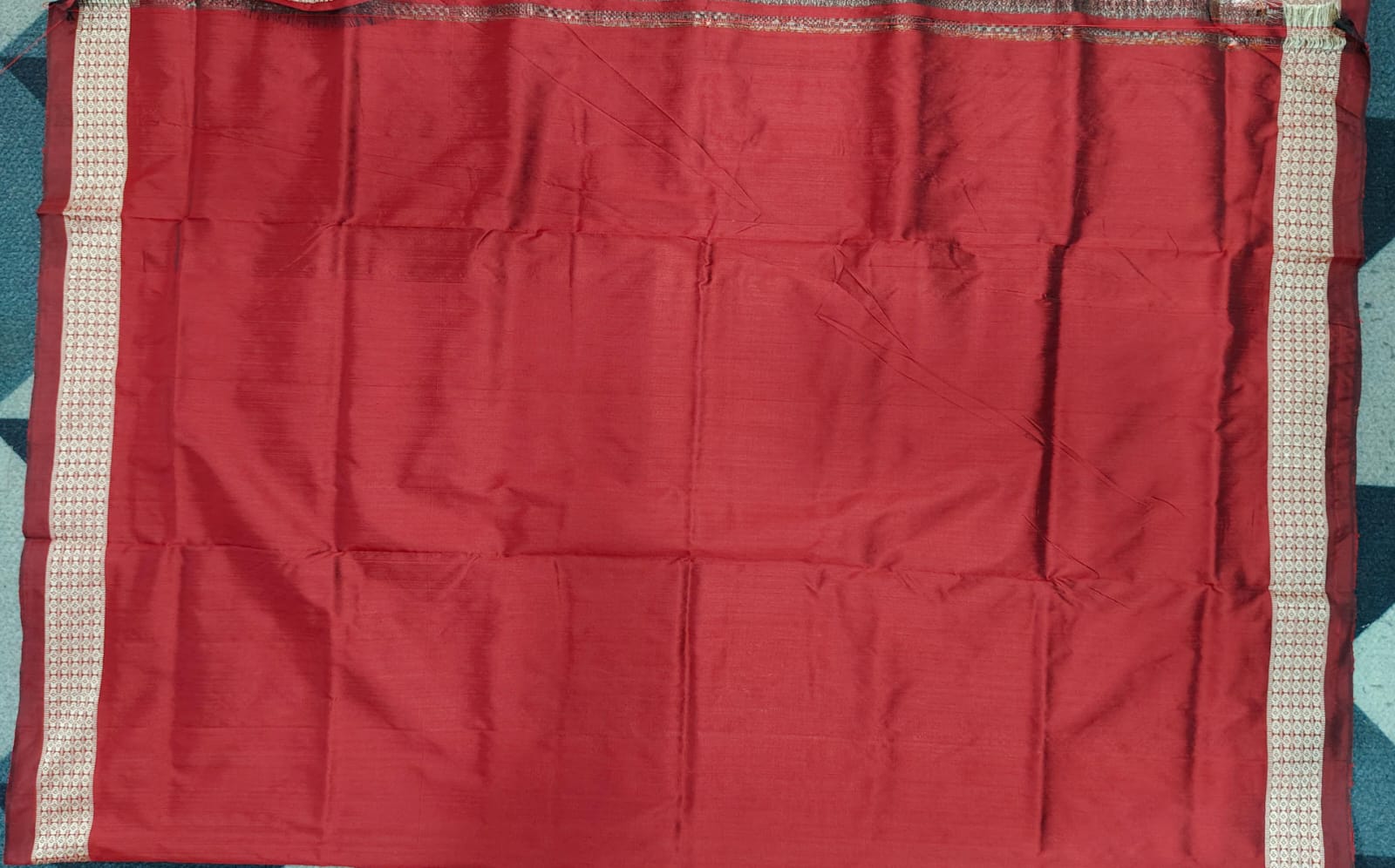 Rama Green Maroon  Mini Buti Odisha Handloom Bomkai Silk Saree