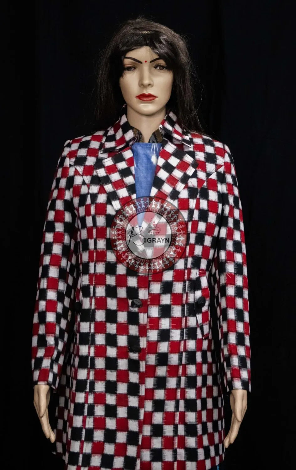 Red Black 37 Kuthi Women’s Blazer
