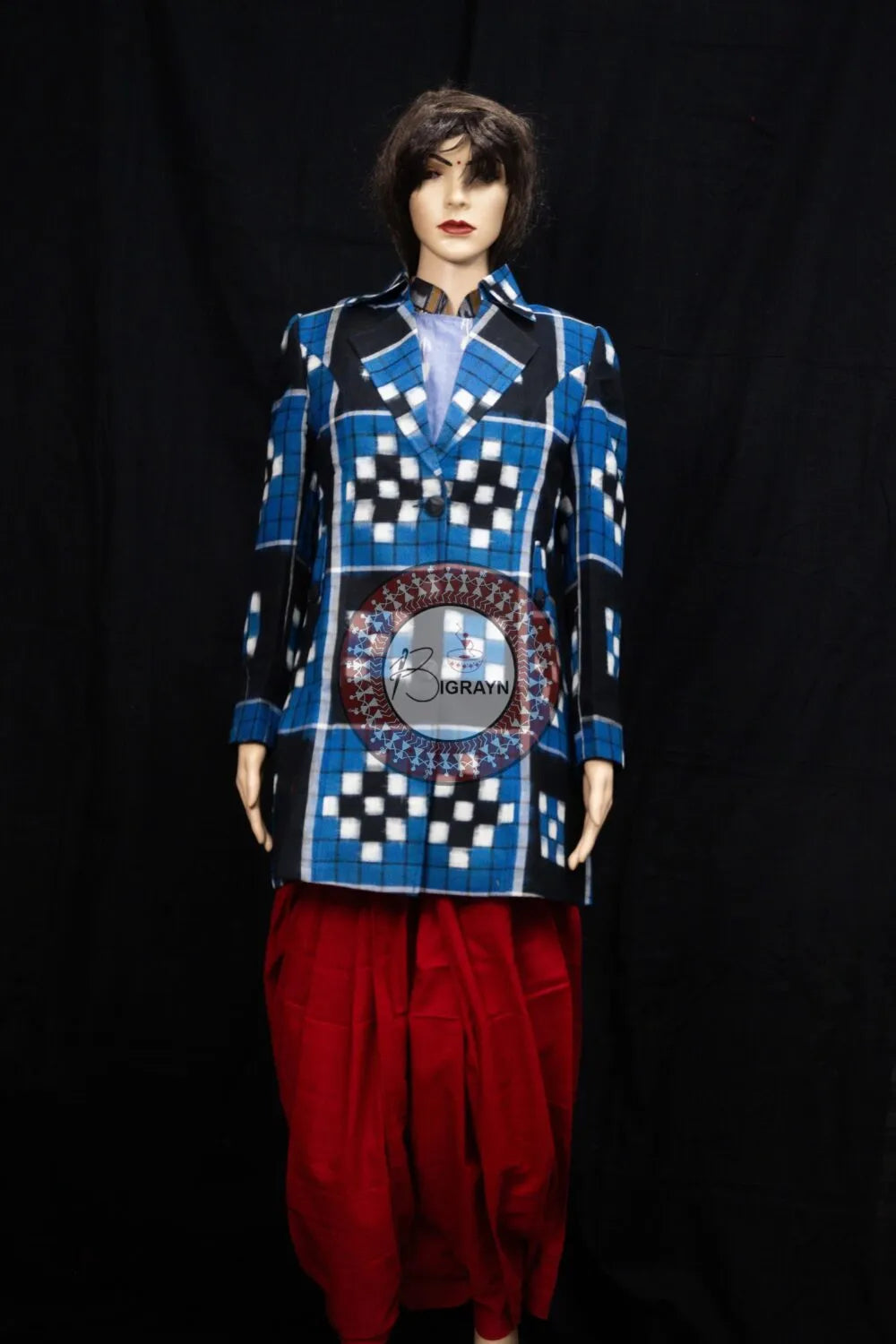 Blue Black Pasapali Women’s Blazer