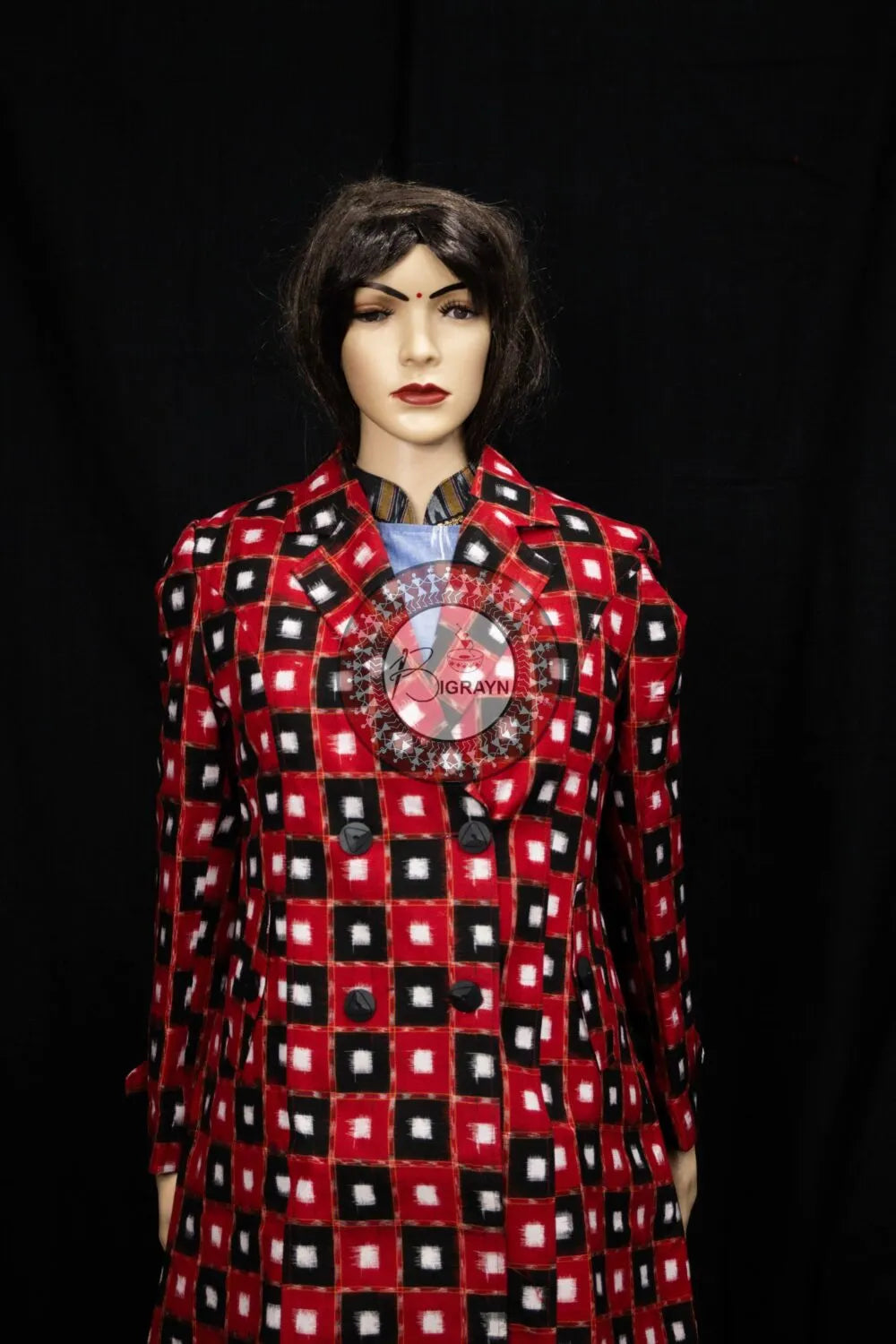 Black Red Pasapali Women’s Blazer